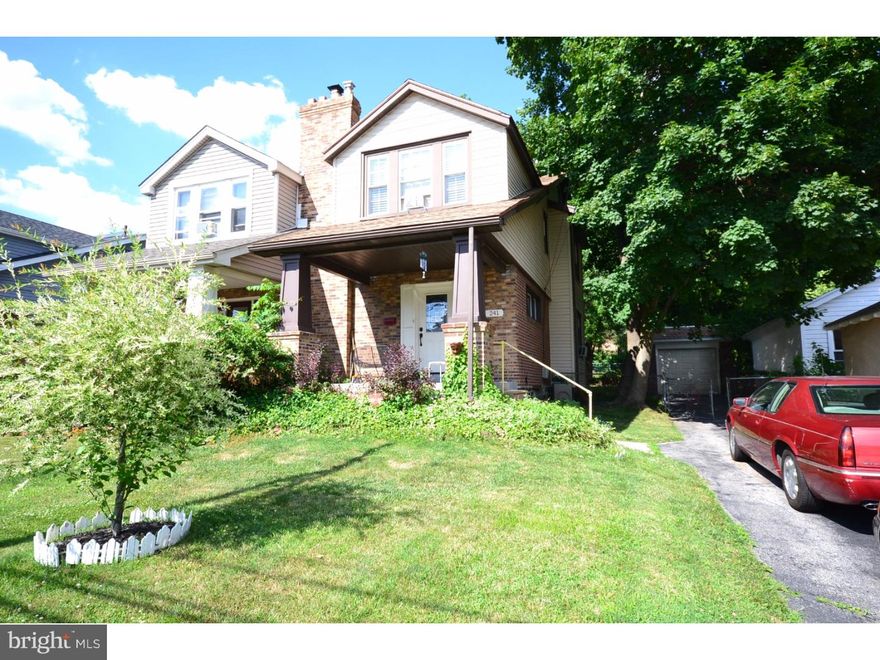 Welcome to this beautifully restored and renovated twin replete with upscale Crown and Decorative Moldings throughout the First Floor! Enter from the charming Covered Front Porch into the Sun Filled Living Room with Gas Fireplace! There is a formal Dining Room and that Newer Powder Room and the Delightful updated Eat In Kitchen is superior with access to the Back Yard and Detached Garage. The Second Floor is home to Three bright Bedrooms and a New Tile Bathroom! There is a fabulous Fourth Bedroom on the Third Floor. Super convenient location! Shopping and transportation just 3 blocks away and the Historic Village of Lansdowne is just 17 minutes to Center City & the Airport and is home to 2 Train Stations, great new restaurants, The Icery, a fabulous Symphony Orchestra, super Folk Club, the open air Farmer's Market, multiple Arts Shows and projects, and the restoration project of the Historic Lansdowne Theater is well underway!  Just move in, relax, you have found your new home!