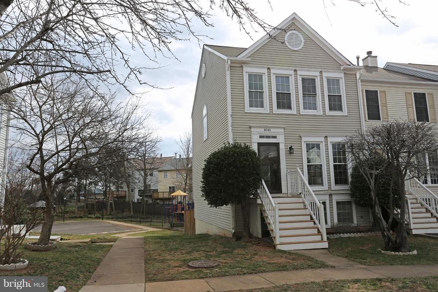 Rare End Unit In Sought After Location, Meticulously Maintained, Freshly Painted, New Carpet, Roof & HVAC 5 Yrs Old, Close to Shopping, Rt 50 & 28, Airport, Dulles Expo Center, Playground in Back, Park in Space 29