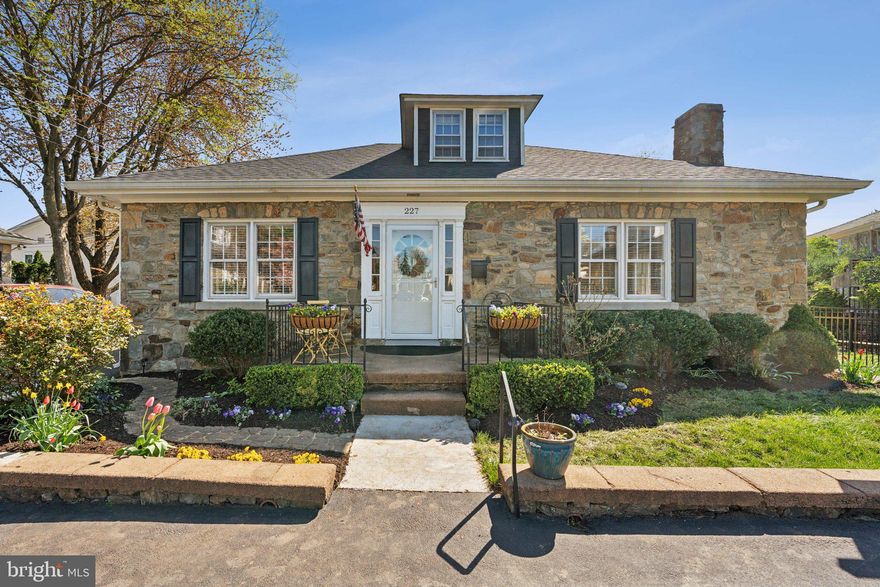 If you have dreamt of living in a charming stone cottage three blocks from the center of historic old town Leesburg (the intersection of Market St. and King St.), look no further! This home anchors the historic "Honicon Court", the first cul-de-sac in the county built post WWII by renowned contractor Claude Honicon. Honicon Court is home to seven stone cottages, with this one nestled in the heart of the court, beckoning you in. There are perennials and annuals in the flower beds out front, enhancing the inherent charm of this home by framing the generous front "porch".  In the side and backyard, there are beautiful rose bushes, two raised beds with vermicomposters ready for this summer's veggies and also small-yard-varietals of fruit trees and berries (apple, fig, blueberry and thornless blackberries) for your culinary pleasure.  It has such a sweet back yard anchored by ye old stone wall with an integrated stone fireplace to enjoy year round. Inside, the rooms are generous in size, warm in character (thanks to the wood floors, the brick floors, the granite kitchen countertops, the barn door, the subway tile, all of the textures and colors used throughout the home) and updated. The kitchen is a great working kitchen with an eat-in nook, adjacent to the sunroom - what a great place for coffee in the morning! There are three bedrooms, two on the main level, and the third tucked up under the rafters, so cozy and peaceful. Renovated with modern amenities while keeping in theme, this home is eclectic and cozy. This is a property right out of a modern day fairy tale, so close to the amazing restaurants, shops, wineries, breweries and outdoor activities that Leesburg offers.  Don't miss this rare opportunity to own a piece of Virginia lore and make it your own...
