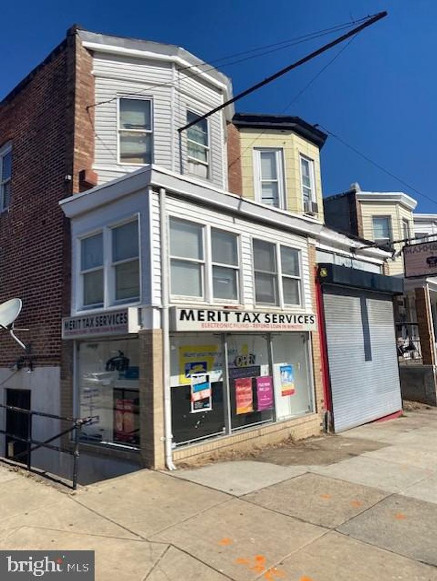 Needs work. sold as is - commercial unit on lower level - 3 apts on upper levels - 1BR1BA, 1BR1BA, 2BR1BA