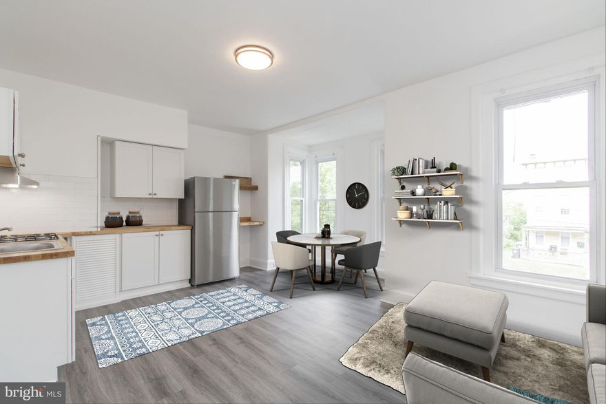 Welcome to 305 S. Main Street Unit #2 in Phoenixville. This fantastic 2nd Floor unit offers 1 bedroom and 1 full bath! Take advantage of all of the recent updates, creating a feeling of new construction meets charming character. The spacious eat-in kitchen features new stainless steel appliances, gas cooking, butcher block countertops, and a bright dining area. Spacious bedroom with ceiling fan and an updated bath with tub/shower. This unit has been completely renovated with new flooring, fresh paint and new fixtures. Laundry available in building. This property is only one block from Reeves Park and a short walk to the famous Bridge Street of Phoenixville. There's one designated parking spot in the rear lot and ample street parking. Don't let this one get away!