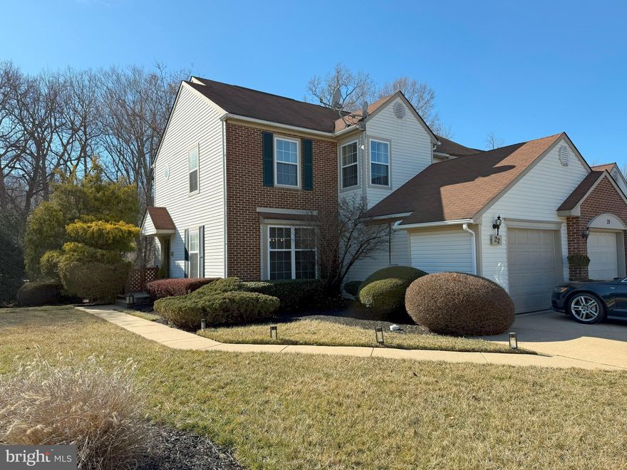 Great Birmingham model end unit townhome with many upgrades (Largest Model in the community).  Community has low HOA fees.  This 3 bedroom, 2.5 bath townhome is located on a cul-de-sac with a large landscaped side and back yard with private wraparound deck and mature trees.  Townhome is within walking distance to Becks Pond.  Includes an updated stainless kitchen with laundry off the side and garage access.  Has a large primary bedroom with full bath, jetted soaking tub and separate shower.  This is one home you have to see!  Call for your showing today!