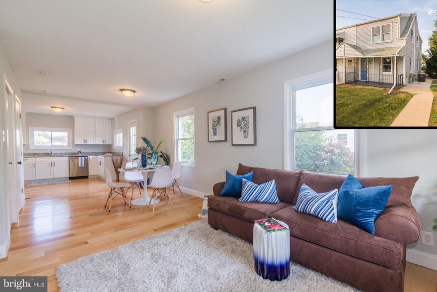 PICTURE PERFECT RENOVATION WITH DESIGNER FINISHES! The main floor has a spacious living room with dining area, Chef's kitchen with granite counters & stainless steel appliances, and a half bathroom. Upper level has two spacious bedrooms, a den and a full bathroom. Enjoy the outdoors with a new ground level deck overlooking a fully fenced in and flat back yard . Pack your bags and move right in - maintenance free living - this home has been renovated from top to bottom!