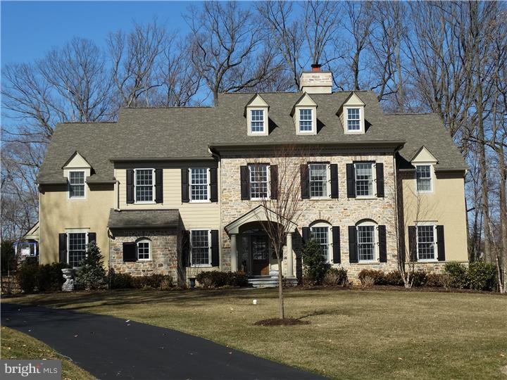 Welcome home to this stunning masterpiece of Main Line architecture and design. Nestled on close to two acres on a cul de sac street in Worthing, expect to be impressed with this superlative prpoerty. From the moment you step through the mahogany front door, to the soaring two story entry, the superior craftmanship defines elegance and sophistication. The formal living room and dining room boast gleaming hardwood floors and handsome crown mouldings, and the study is just steps away and accessed through elegant French doors. The gourmet kitchen will please any gourmand, with top of the line appliances - Bosch, Wolf, Sub-Zero, granite countertops and a spacious breakfast room with gorgeous views of the patio and pool area. The family room is graced with coiffered ceilings, a wall of built-in bookcases, a cozy fireplace and ample natural lighting. The upper level is replete with owners's suite offering two walk in closets, a spa-like master bath and more! Four additional spacious bedrooms and an upper level laundry complete the upper level. The finished lower level contains an additional great room, and a climate controlled wine cellar designed by Baltic Leisure, plus an additional laundry area and ample storage. The specimen landscaping and classic pool design enhance the luxurious aesthetics of this property. Ideally located in Newtown Square, this property is conveniently located to upscale dining, a renowned golf club and major highways. Impeccably finished, this home is better than new! Schedule your private tour today. Special financing available through Sirva Mortgage.