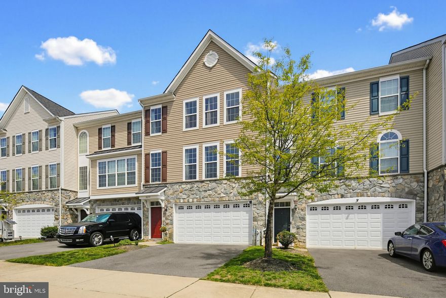 Rare opportunity! This lovely home is perfectly positioned on a quiet, private cul-de-sac with no through traffic.  Backing to mature trees, the home offers a unique sense of privacy along with a peaceful, residential setting.  Built in 2013 by Trinity Homes this residence features over 2,200 square feet of thoughtfully designed living space. The entry level offers a spacious recreation room with walk-out access to a lower-level patio and a flat, usable backyard—ideal for outdoor entertaining, play, or quiet relaxation.
PRIVACY IS THE HIGHLIGHT HERE! The main level is filled with natural light and showcases soaring ceilings, finished-in-place hardwood floors, and an open-concept layout. The kitchen is beautifully appointed with granite countertops and rich wood cabinetry, flowing seamlessly into a formal dining area and out to an expansive upper-level deck—perfect for entertaining, family meals or unwinding in a private, tree-lined setting.  A bright and welcoming living area completes this level with ample space for both everyday living.  Large living room is actually the main floor family room. Here is where you will spend your time. Upstairs, the primary suite offers generous proportions, abundant natural light, a large walk-in closet, and a private ensuite bath featuring a soaking tub and separate shower. Two additional over-sized bedrooms share a modern full bath.  The flexible lower level provides additional living space well-suited for a fourth bedroom, home office, or fitness area. It also features a large double garage. Located in a sought-after Howard County community, this home feeds into Guilford Park High School and offers convenient access to major commuter routes to Washington, D.C., Baltimore, and Fort Meade, as well as nearby MARC train service. With additional guest parking and a wide, low-traffic street, this home delivers both comfort and convenience in a serene setting.