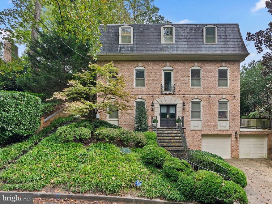 FABULOUS NEW PRICE!  BERKLEY, DC  Open Sunday 2-4 pm.
 Do you like to entertain...this is the perfect place!- Susan and Ellen are excited to present this stunning contemporary 4-level colonial with an extraordinary array of amenities for the discerning buyer. In addition to the 5-bedrooms and 5 ½-baths, this spectacular home offers an elevator, pool, renovated gourmet kitchen, designer lighting, built-in cabinets and bookshelves, high ceilings, spacious rooms, two wine cellars, 2-car garage, and park views. All situated in a most convenient location.