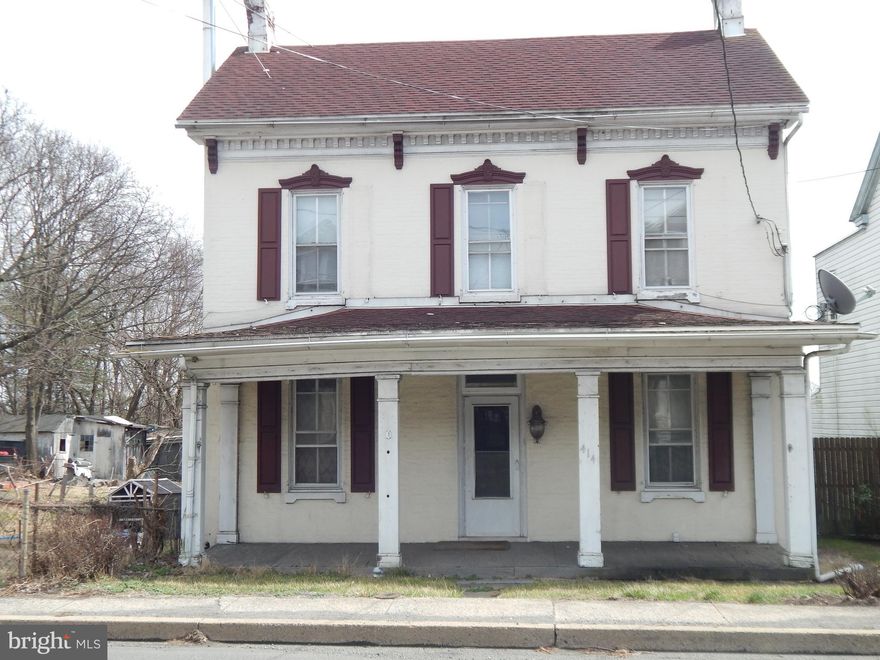 Large single in Boyertown Area, conveniently located to Route 100 and Route 73 and walking distance to Boyertown Restaurants.  The main floor features an updated eat-in kitchen with large pantry.  A full bath, a living room, and Family Room or Dining Room and laundry room.  Upstairs level 2 features 4 bedrooms and a full bathroom.  Level 3 is a large attic for storage.  The spacious back yard has a large covered deck, fenced in yard, workshop 18 by 16 and storage shed 12 by 8 plus parking for 2 cars.