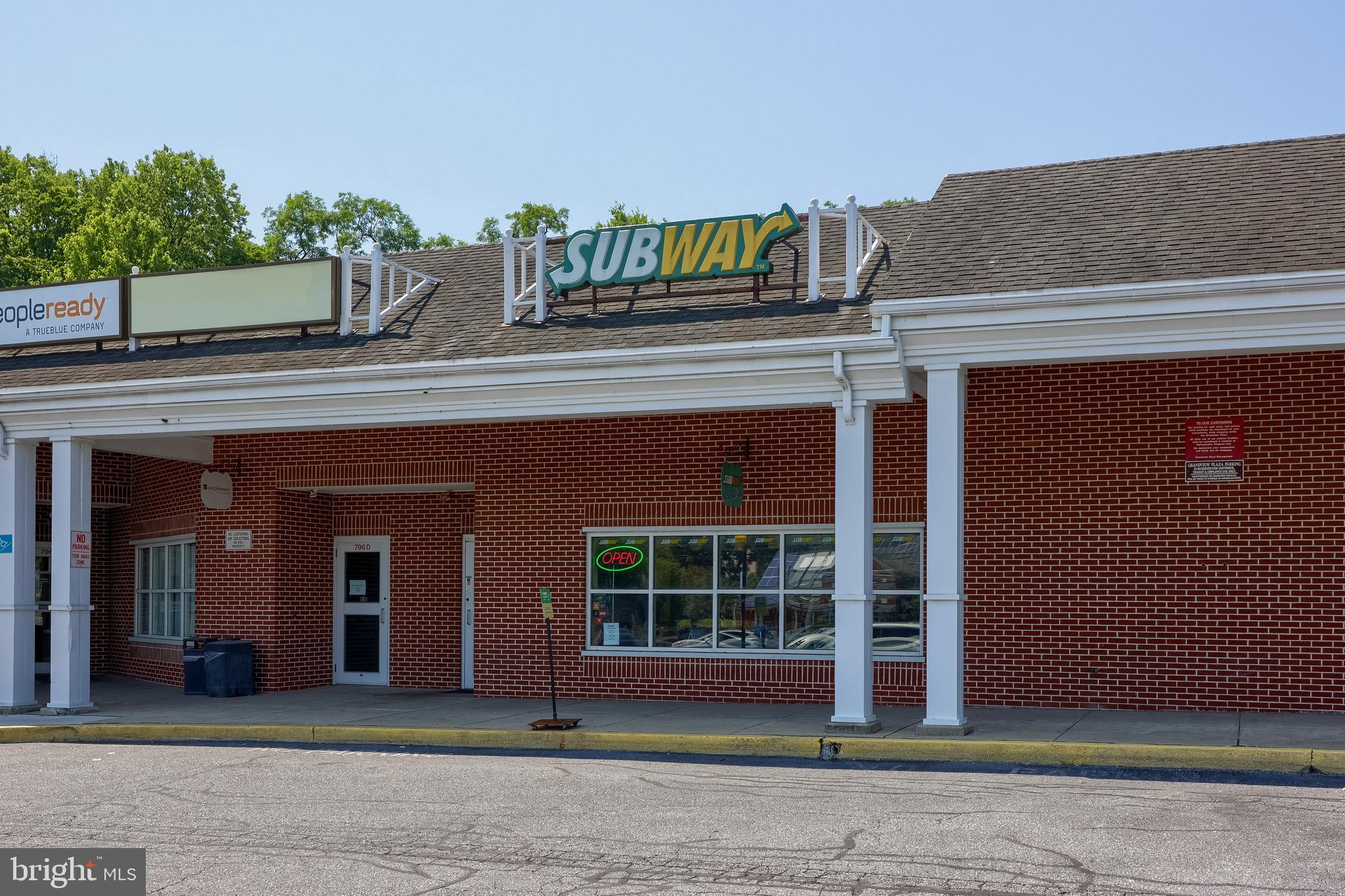 The space is presently occupied by Subway and will be available 11/1/2025. The property features abundant, on-site parking, a rare feature in the City of Lancaster.
The property features a flexible zoning designation and offers easy access to US Route 30, a short distance down New Holland Avenue.
Monument signage on New Holland Ave and building signage.
