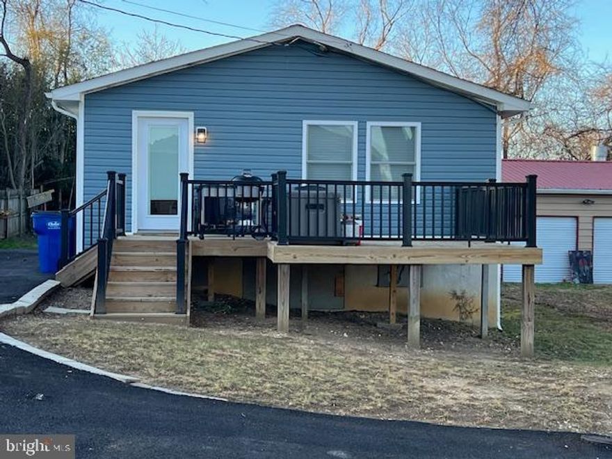 OPEN HOUSE SATURDAY 2/21, COME SEE THIS TURN-KEY HOME FOR YOURSELF! 
Completely remodeled 3-bedroom, 2 full-bath home in Fredericksburg, Virginia.  The Beautiful new flooring throughout complements the modern finishes, and the kitchen features stainless steel appliances, including a new refrigerator, dishwasher and gas stove. New   roof, windows, doors, siding, plumbing, electrical wiring, plugs, and fixtures. The home is equipped with a tankless water heater and a convenient pocket door leading to the utility/laundry room. Enjoy outdoor living with brand-new front and rear decks, as well as a newly built shed in the backyard.   Located within walking distance to downtown Fredericksburg, local parks, dining, and shopping—this move-in-ready home offers modern comfort with an unbeatable location.