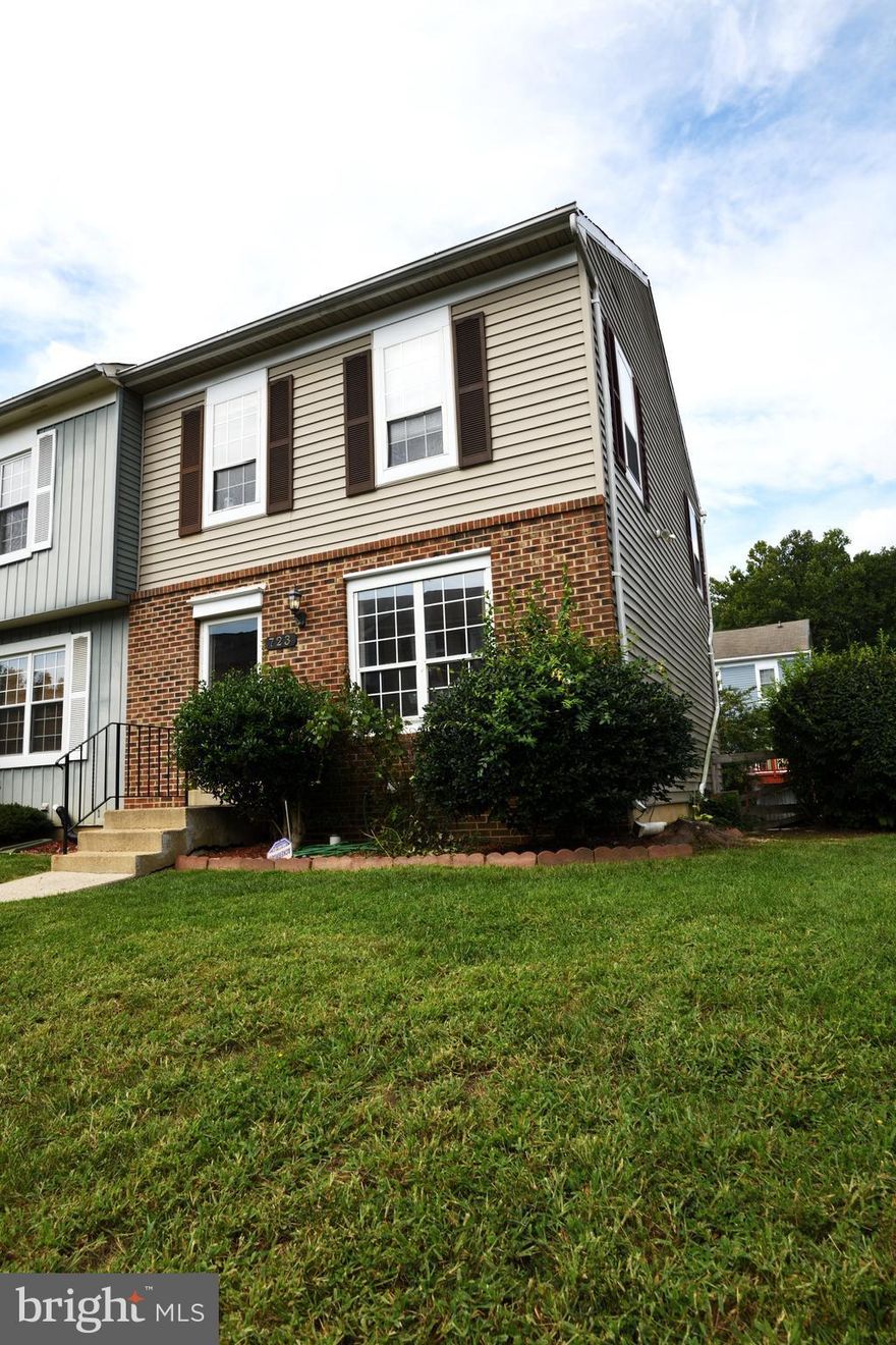 Fresh paint and carpet make this 4BR 2BA town house move in ready!  Plenty of space for the whole family.  Totally finished basement with walkout.  This home is close to everything great Bowie has to offer. Welcome home!
