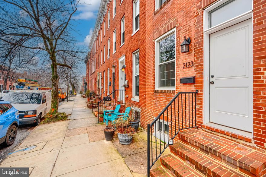 Beautifully updated 3BR, 2.5BA home in Butcher’s Hill with fresh paint throughout and brand‑new carpet. The main level offers wood floors, a bright living and dining area, a gourmet galley kitchen, a half bath, and access to a private courtyard perfect for entertaining. The second floor includes a front bedroom and a spacious rear primary suite with a separate soaking tub and shower. The third floor features the third bedroom, and this floor includes a full bath, and convenient laundry room. A modern renovation with great character, just steps from Patterson Park and neighborhood favorites!