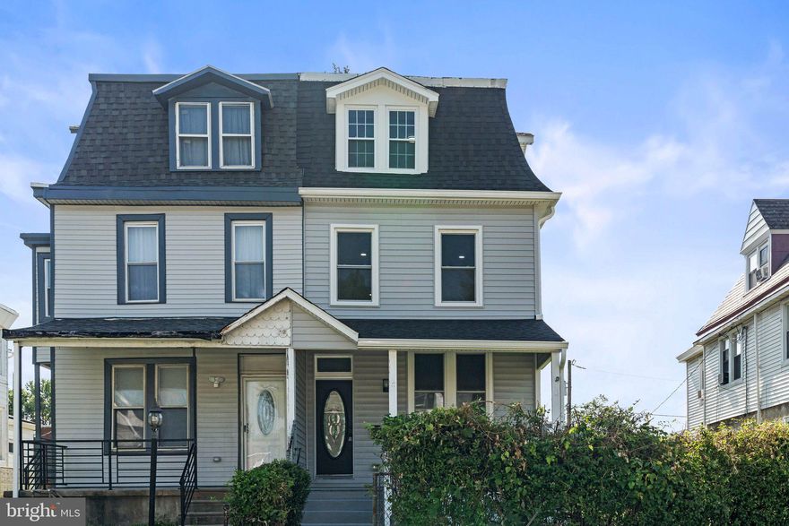 Fully renovated large twin offering 5 Bedrooms 2 Bath with new newly paved off-street driveway with side and rear yards! The first floor of this home offers a front porch with a large living room, half bath, dining area and gourmet kitchen with new cabinets, custom tile flooring and back splash, with new stainless steel appliances and access to the backyard and side yards which provide plenty of yard space, and a fenced in area with newly paved asphalt driveway which can be accessed from the back lane. The second floor of this home offers 3 bedrooms, a center hall bath with soaking tub, walk in shower, extensive custom tile work. The 3rd floor of this home offers two additional bedrooms. Property offers plenty of natural lighting in every room high ceilings on the first floor and plenty of living space. Additional features include new plumbing, new electric, and new heating and A/C systems.