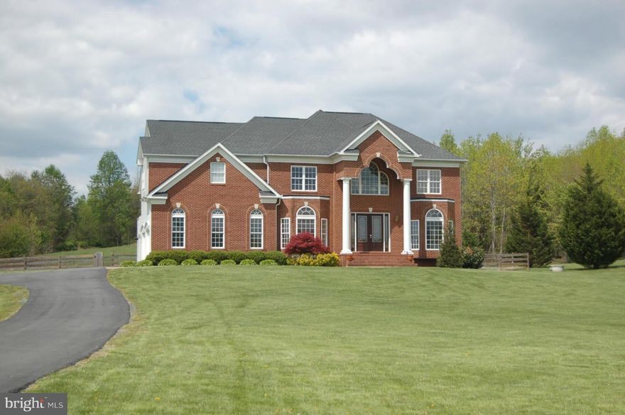 Come enjoy this grand brick front colonial on 3.01 acres. This house will be everything you ever wanted in your next house. Beautiful hardwood floors greet you as you walk into this two story foyer. This large spacious kitchen with a stainless steel double ovens and granite countertops makes this a kitchen you will love to cook in. Fenced rear yard make this a great place for your pets.