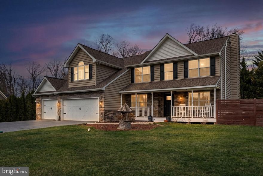 Experience elevated living at 1901 Tea Mint Drive. This exceptional home boasts an open-concept design, high-quality finishes, and beautifully designed living spaces. The chef's kitchen with a double-size stainless fridge and freezer, massive island and upgraded everything, flows seamlessly into the main living area, ideal for entertaining all opening up to the flat, fenced backyard. Relax in generously sized bedrooms and enjoy a private outdoor retreat. A main-level primary option that opens to the back deck is a perfect solution for an in-law suite, au pair or primary bedroom.  Upstairs, find generous bedrooms and a traditional primary with an en suite and a walk-in closet that is exceptional.  The lower level is finished with a bar, living area and separate room perfect for a gym, office, or guest space.
 
This extensively upgraded home features luxury vinyl plank flooring throughout the main level and basement (2025), new carpet upstairs (2024), and fresh paint throughout (2025). The renovated kitchen includes new tile flooring (2023) and a new refrigerator (2024). Major 2025 upgrade includes a full bathroom addition, creation of a 5th bedroom with private exterior entrance—ideal for guests or in-law suite—updated bathrooms, and an improved laundry/pantry area with new washer and dryer. Enjoy enhanced comfort with a pellet stove (2024), new insulation, an instant hot water system, radon mitigation, and a new drain field. Outdoor features include a cedar privacy fence (2022), composite decks, new exterior doors, expanded yard space, and a hot tub (2024).

Located in a sought-after neighborhood at the end of a cul-de-sac, this home offers a perfect balance of luxury and convenience.