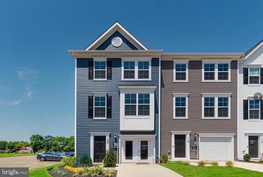 This stylish three-story townhome features a recreation room, half bath, and one-car garage on the first floor. The second floor offers an open-plan layout with a dining room, kitchen with white granite countertops, a Great Room, and a 10x18 foot deck. The third floor includes three bedrooms, an owner’s suite with a walk-in closet and luxurious bathroom, plus an upstairs laundry room. Located in Willow Glen, near the Shenandoah Valley, it provides easy access to recreation sites and major highways. *Photos are of a similar home. Pricing and incentives may change without notice.