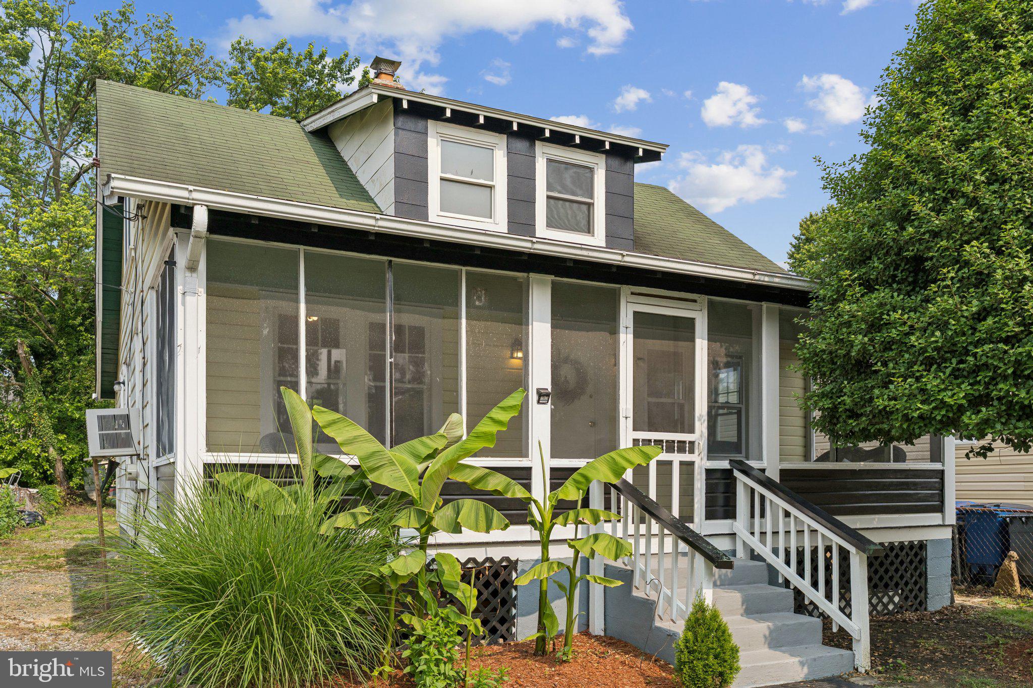 Welcome to this charming detached home just minutes from downtown Annapolis! Perfectly situated close to all major commuter routes and shopping, this two-bedroom, two-bath residence offers the best of convenience and comfort.
Step inside to discover the historic character throughout, with one full bath on the main level—ideal for main-level living. The spacious, fenced backyard is perfect for relaxing or entertaining, and there’s convenient off-street parking as well.
Enjoy the peaceful ambiance of the screened front porch, perfect for morning coffee or evening conversations. Upstairs, you’ll find the second bedroom and a full bath, offering flexibility and privacy.
This home also features a full, unfinished basement that provides ample storage or future potential. Whether you’re looking to move right in and enjoy or spruce it up with your personal touches, this home offers endless potential and a location that can’t be beat!