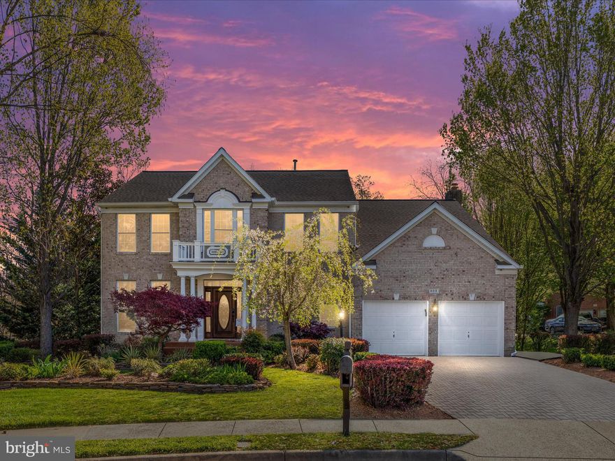 Welcome to this extraordinary 4,500 sq. ft. customized home, perfectly situated on an expansive cul-de-sac lot, with half of the cul-de-sac dedicated exclusively to this property. This exceptional residence boasts 5 spacious bedrooms, 4.5 luxurious baths, and a fully finished walkout basement. Every inch of this meticulously maintained home showcases top-of-the-line upgrades and unparalleled craftsmanship.
A stately custom front portico featuring a real Mahogany wood door sets the tone for the perfection inside. From the moment you step through the door, you’ll notice the extensive trim work, including crown molding, chair railing, shadow boxes, expanded baseboards, and designer ceilings that elevate each room. Built-in cabinetry in the library and custom crystal glass chandeliers add sophisticated touches throughout.

The remodeled baths are stunning, each adorned with marble floors, showers with custom designs, granite countertops, new toilets, and water jet-equipped showers. Fresh paint and an updated kitchen featuring imported granite counters and backsplash, Viking gas burner stove, updated appliances, and new lighting make this home even more inviting.

No detail has been overlooked, with added features like a whole-house Generac 20 KW generator, two EV charging stations, a whole-house humidifier, inground sprinkler system, drip irrigation, a brand-new 75-gallon water heater, a NUVO whole-house audio system with 16 zones & in wall speakers in the dining room & library, and 16 Sony cameras for top-notch video security. The home is also equipped with a hardwired whole-house security system for your peace of mind.

The exterior is just as impressive, with an expansive wrap around deck on two sides connecting to the driveway, meticulously landscaped gardens featuring stacked stone flower beds, and mature trees providing privacy. There are also two under-deck storage areas, five motion-activated lights, and a roof and gutters replaced just four years ago.

This home is truly a must-see in person, with so many thoughtful features and amenities that ensure comfort and convenience. The tranquil and friendly community offers close proximity to top-rated schools, shopping, dining, major highways, and a variety of walking trails. Take full advantage of the vibrant Leesburg community, which includes nearby parks, an outdoor pool, tennis courts, and regular community events.  This home is a rare find – schedule your private showing today!

See documents section for a more detailed list of the fine features.