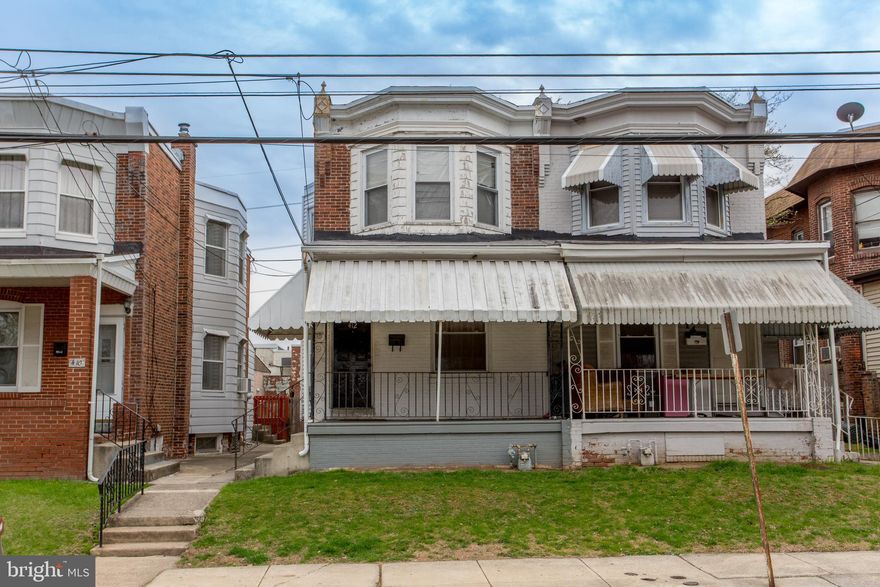 Calling all investors, DIYers, and first-time buyers ready to make a smart move—this is the opportunity you’ve been waiting for! Located right across from Pusey Playground, this 3-bedroom, 1-bath semi-detached home offers great bones, flexible space, and a chance to build real equity. Step inside to a classic layout featuring a spacious living room, formal dining room, and kitchen on the first floor—plus a bonus room that can serve as a home office, fourth bedroom, or be converted into a second bathroom. Upstairs, you’ll find three generously sized bedrooms and a full bath, ready for your finishing touches. Out back, enjoy a nice-sized deck perfect for relaxing or entertaining, along with a fenced-in backyard offering privacy and room to play, garden, or let your pets roam. This home needs some TLC, but the location, layout, and potential make it a no-brainer. Whether you’re looking for your first home at an affordable price or your next investment project, this property checks all the boxes. Bring your imagination, your tools, and your vision. Opportunities like this don’t last long!