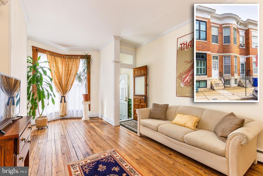 WELL MAINTAINED HOME LOCATED JUST A FEW BLOCKS FROM RIVERSIDE PARK - this architecturally intriguing "bow front" home features an open floor plan with original hardwood floors throughout, historical moldings & trim, ornate tile vestibule, separate dining area and an updated kitchen with Kraftmaid cabinetry, granite countertops and ss appliances leading to rear porch.  Upper level offers 3 bedrooms with transoms over doorways & skylites providing an abundance of natural light and a bath with full unfinished walkout basement great for storage or opportunity to add additional living/flex space.  Recent updates include new furnace & hot water heater 3 years ago - estate sale, sold as-is!