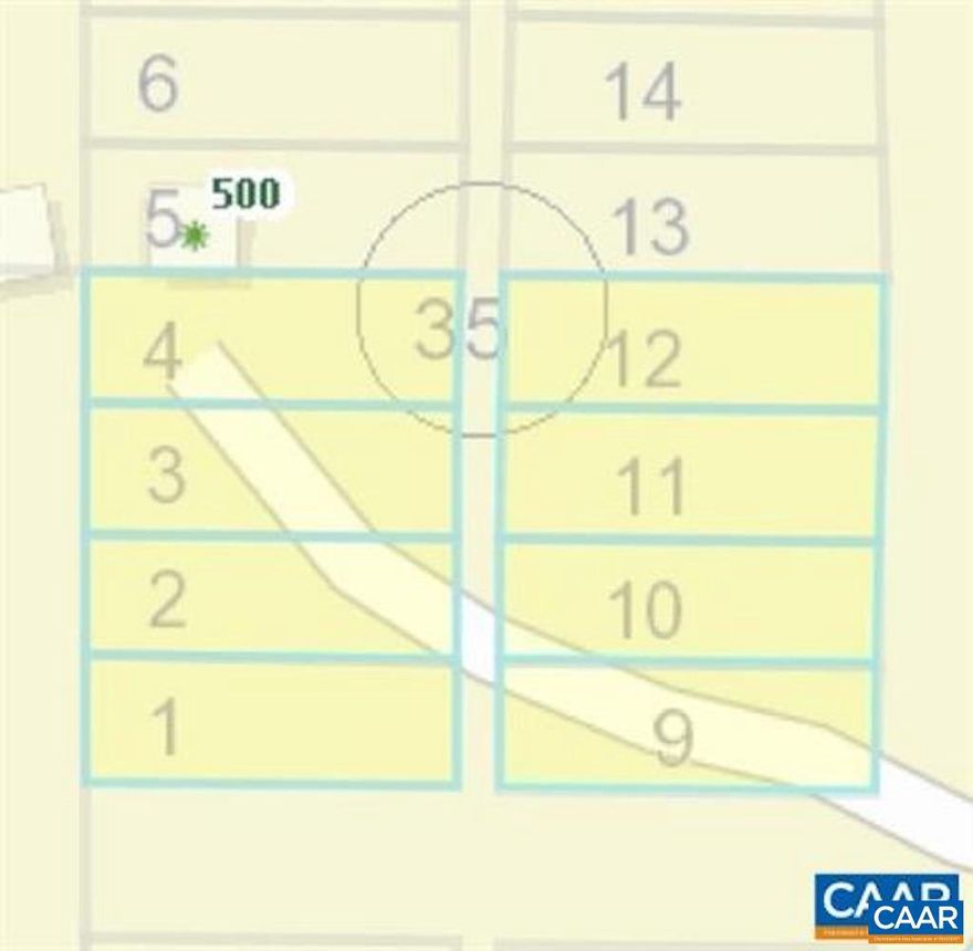Great location! Eight lots in the town of Mineral ready for your builder!