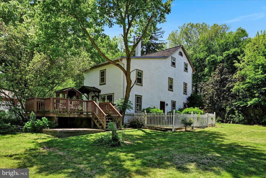 Welcome to a rare treasure tucked in the Chester County countryside. This four-bedroom, two-bath historic home offers 2,660 square feet of living space on 4.3 acres of private, park-like grounds. Known as the original Mill Keeper’s House, this 300-year-old stone and stucco residence was fully renovated to code in 2010 and has been further enhanced with many recent upgrades, including a fully renovated kitchen, new well pump and water filtration system, new boiler, new water heater, and fresh interior paint throughout much of the home.
The property invites you into a lifestyle of serenity and timeless beauty. Enjoy two spring-fed ponds, one with a brand-new fountain that adds gentle sound and movement to the landscape. Explore landscaped gardens, a half-acre fenced pasture, and a historic pitcher well pump just off the elevated deck—all combining to make the grounds feel like your own private retreat.
Inside, you’ll be charmed by refinished original wood floors, exposed stone walls, hand-hewn beams, and the home's original stone chimney, now the backdrop to a cozy gathering room with a gas-fired wood stove.
The detached two-car garage includes additional rooms perfect for storage, workshop space, or creative use, along with three additional dedicated parking spots on a newly poured crushed stone driveway.
Additional features include a new sump pump, electric service with generator transfer switch, separate electric service for the garage, and a septic system that was recently pumped, serviced, and professionally inspected.
Located just minutes from the Octorara Reservoir, with opportunities for fishing, kayaking, and peaceful nature walks, this is more than just a home—it’s a sanctuary of history, beauty, and thoughtful living.
Whether you're a history enthusiast, a nature lover, or someone who simply appreciates a truly one-of-a-kind property, the Mill Keeper’s House is ready to welcome you home.