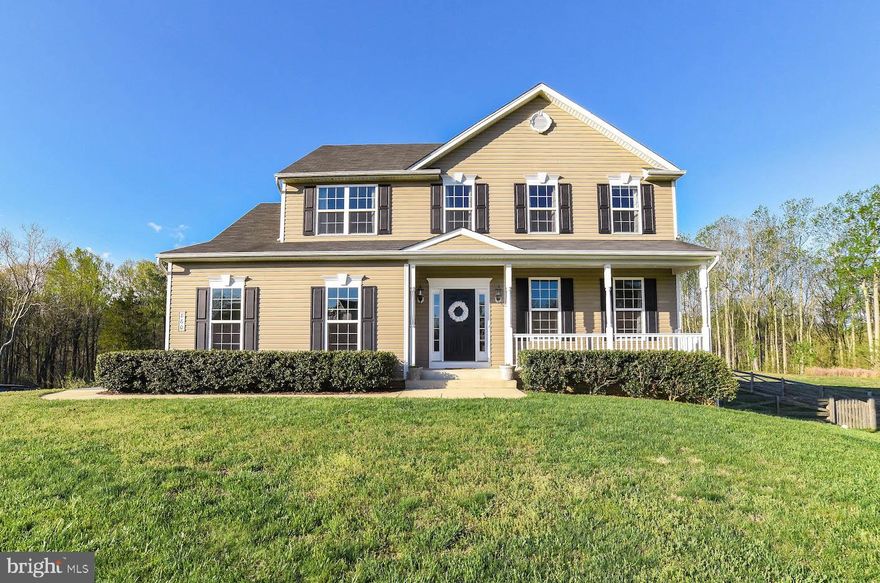 Welcome home to this  almost 3000 sq foot well maintained colonial! You won't be disappointed when you are greeted with gleaming hardwood that run throughout the main level. Large kitchen with plenty of counter space...ready for any cook in the house. Kitchen overlooks family room with gas fireplace. Upper level boasts 4 spacious bedrooms, including master suite.  Master bedroom with walk in closet, & attached bath with walk in shower. The basement will be the go-to hang out with plenty of space for games, larger gatherings, and move nights (rough in for future bath). Enjoy summer evenings on the back porch, or BBQs after a long week. Backyard is fully fenced, and level.  This home is situated in the quiet community of College Station...and just a short drive to shopping, dining & more. Located in Blue Ribbon School district.