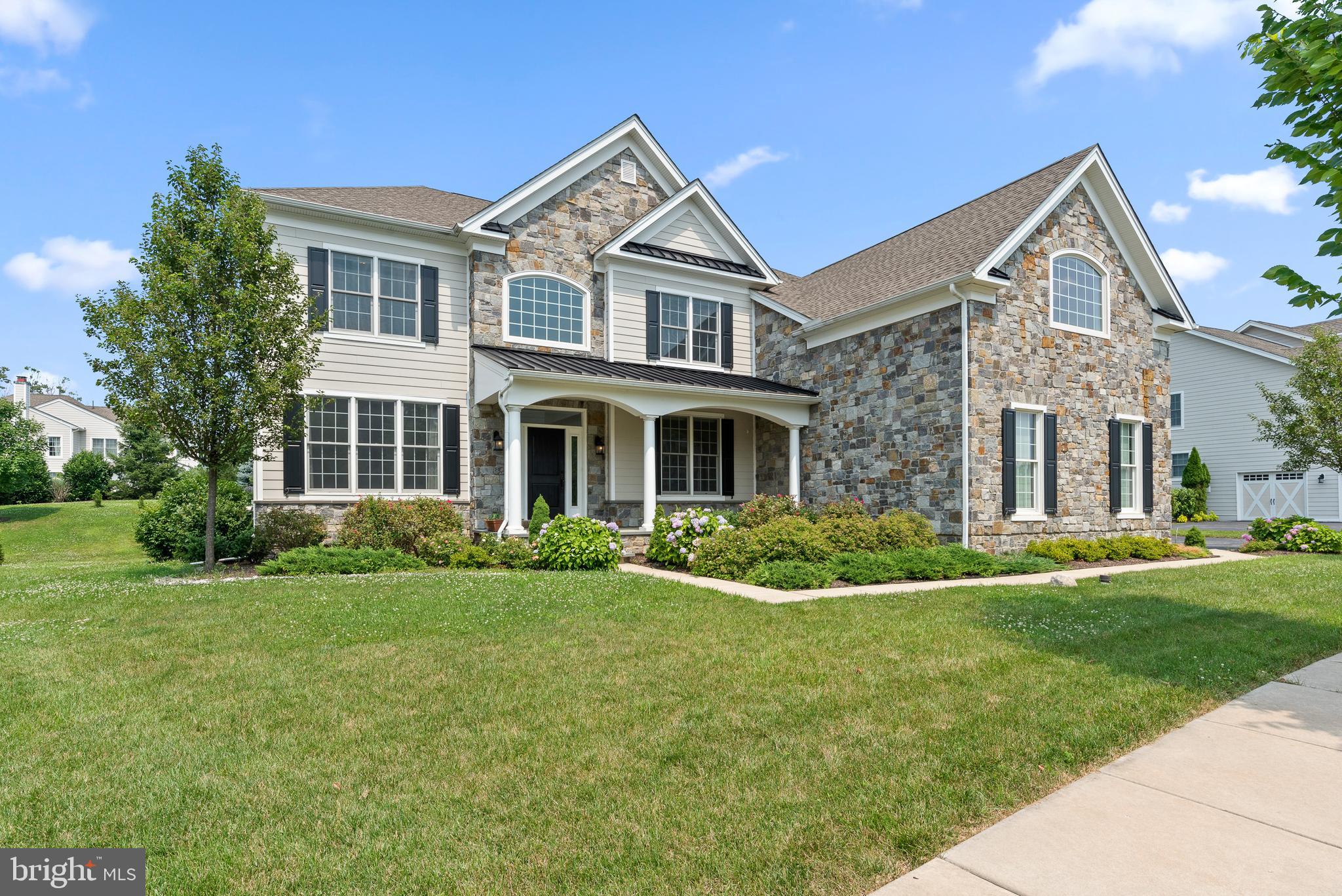 Welcome to 3905 Lewis Run Road in the highly sought after sprawling community of Liseter. This Beautiful 5 bedroom, 4 full bath and one half bath home uniquely offers a first floor In-law or Au Pair Suite, which includes a sitting room, generous size bedroom, walk in closet and full bath with stall shower. Upon entering the home, you are welcomed by a two story sun lit foyer, elegant dining room and well appointed living room. The open floor plan is enhanced by the Chef's Kitchen which offers stainless steel appliances, large center island, light enhanced cabinets and comfortable breakfast room, which conveniently accesses the large Trek deck. It is the perfect flow for entertaining and grilling. The impressive two story family room exudes natural light and a gas fireplace. Completing the first floor is an office or flex space, half bath, laundry room and large walk in pantry. The second level offers 4 bedrooms and 3 full baths. The primary suite is the perfect place to relax with a sitting room, generous sized bedroom, vanity, 3 large walk in closets and an elegant bath with dual vanities, soaking tub and double sized tile shower. The En suite bedroom has its own full bath with a double stall shower, while the other bedrooms share a jack and Jill style bath with tub/shower. The unfinished basement offers plenty of storage and extra open space with 9 ft ceilings. The Liseter community offers many ammentities including a beautiful infinity edge pool, gym, clubhouse, walking trails, sports courts, and an open air pavilion. Enjoy festivities offered by the community including outdoor concerts, Octoberfest, First Friday Cocktail party, food trucks and holiday activities. It is conveniently located near private schools and clubs, as well as minutes from the vibrant down town Wayne and the Main Line, airport and major highways. This home is being offered unfurnished. Don't miss this opportunity to live in the very desirable Liseter.