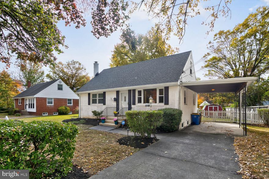 Welcome to a New Year in to this beautifully maintained 4-bedroom, 2-bath Cape Cod nestled in the highly sought-after City of New Carrollton.  Step inside to discover refinished natural hardwood floors that flow seamlessly throughout the main living areas, creating a warm and inviting atmosphere.
The updated kitchen is a chef’s delight, featuring 42" cabinets, quartz countertops, stainless steel appliances (including a gas stove with double oven), and tile flooring. Both bathrooms have been tastefully updated with modern fixtures and finishes, combining comfort and style.
The main level offers two spacious bedrooms with hardwood floors and custom closet organizers and lovely full bathroom. The upper-level features two additional bedrooms and a full bathroom, providing flexibility for guests, a home office, or growing families.
The lower level includes a walk-out basement with a laundry area and an open layout—ready to be finished to suit your needs. Whether you envision a recreation room, home gym, or additional living space, the possibilities are endless.
Enjoy peace of mind with a new roof and gutter guards, providing long-lasting protection and low maintenance.  Off street parking with covered carport, fenced in rear yard and large storage shed are just a few other amenities this home has to offer.  Located in a charming, established neighborhood, this home offers convenient access to parks, shopping, dining, schools, and major commuter routes—everything you need just minutes from your doorstep. Easy access to public transportation to New Carrollton Metro Station, Marc Train, &  Amtrack. 
Don’t miss your opportunity to own this classic New Carrollton gem, perfectly blending modern updates with timeless character!