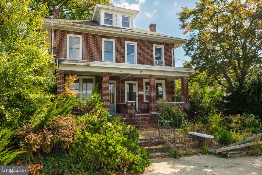 This classic brick 2.5 story twin is ready for you!  Part of the same family since the beginning, this home features all the original woodwork, staircase, light fixtures and hardwood floors.  This is the perfect home for a homeowner who truly appreciates Nostalgia.  High Ceilings and a full walk out basement.  Large rooms including living room with built ins, dining room, eat in kitchen and a very large mud room/pantry with a door leading to the rear yard!  The 2nd level of this home features 3 good sized bedrooms and a full bath with claw foot tub!  You will find a 3rd level that features a very large finished room (no heat).  Original door knobs, covered front porch.  This home is being sold as-is and does need work including the bathroom and kitchen as well as the front porch roof.  Located steps from the NEW Rec Center and Park it's an amazing location!  Close to the SRT & everything Downtown Phoenixville including fantastic restaurants & charming shops!  The historic Theater, Library, Parks and Coffee Houses are an easy walk.  Off Street Parking can be made in the rear of the property but does not currently exist.  This is the home that you can truly make your own and still features the beautiful originality!