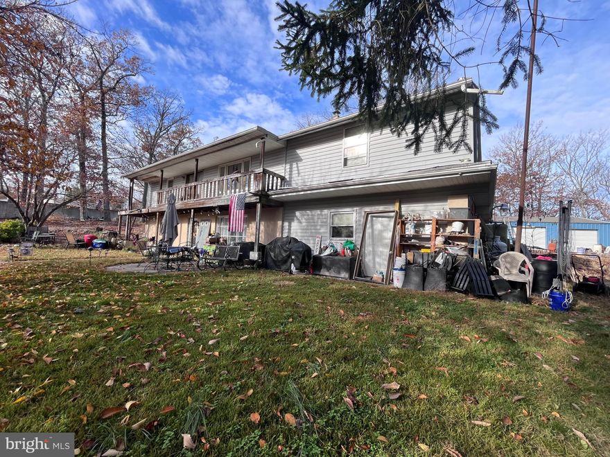 ***AMAZING INVESTOR OPPORTUNITY*** 
Currently in a PRE-foreclosure status! 2 acres, 
4 bedrooms, 3 full bathrooms! Oversized 3 bay garage/workshop, pond, NEW WELL, pellet stove(needs small repair). Renovations to home began aprox 4 years ago and is in need of being finished. Sheetrock, painting, and some flooring need to be completed throughout the home. Kitchen is a beautiful farmhouse style with custom concrete countertops and new windows. Downstairs bathroom has new tub, toilet, and vanity. Tile to be finished here. Upstairs primary and en suite in need of finished renovations. The remainder of the upstairs is in need of a facelift. HVAC UNIT needs to be completely replaced. Lots of building materials remain. County records state 1 story with basement. When you walk into home, you are walking into the “basement”. Kitchen, bathroom, dining room, living room, laundry room and office area are located downstairs with an unfinished large storage area that has plumbing and opportunity to be another primary. Upstairs has all 4 bedrooms, 2 full bathrooms, LARGE den space and non-working fireplace. Upstairs windows are original.  MUST SEE this space for yourself! Come check it all out!!