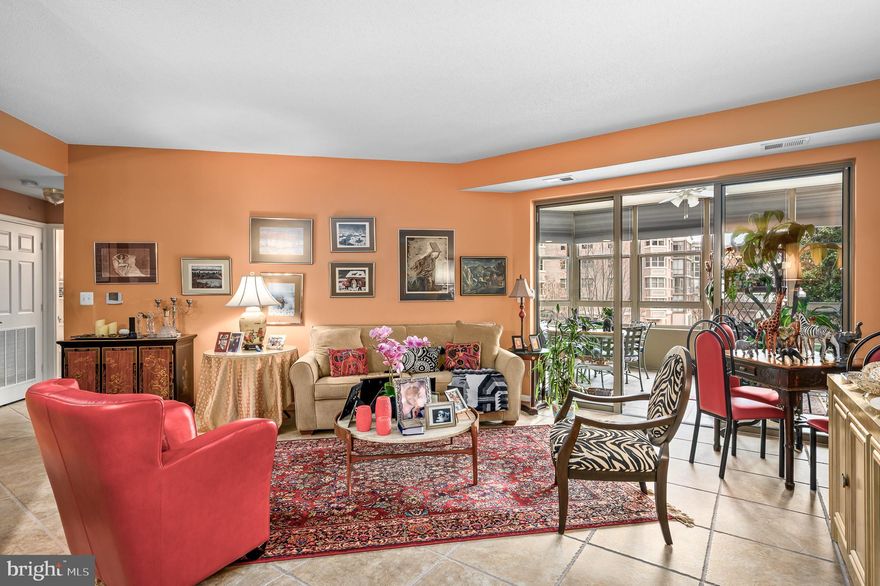 This beautiful condo has generous upgrades throughout ! This modern and exciting two-bedroom, two-bathroom residence offers 1,394 square feet of thoughtfully designed living space. Step inside to discover exquisite Italian tile flooring gracing the living room, kitchen, and dining area, while engineered hardwood enriches the primary bedroom. The bathrooms and sunroom feature beautiful ceramic tile flooring.

The gourmet kitchen boasts recently installed new cabinets, stunning granite countertops, and a suite of upgraded appliances, including a newer microwave and oven, with a cooktop replaced in 2024, and a dishwasher replaced in 2025. The HVAC system was also updated in 2024, ensuring comfort throughout the seasons.

Enjoy the luxury of insulated blinds on windows that add both style and energy efficiency. This home also includes the convenience of an in-unit dryer and washer. 

Nestled within a prestigious gated community, residents have access to a wealth of amenities. Stay active in the on-site gym, dive into the indoor pool, or unwind at the clubhouse. Social opportunities abound in the billiards room , woodworking shop, art studio, library, theatre and restaurant, while outdoor enthusiasts will appreciate the tennis court and garden areas. An elevator ensures easy access throughout the building, rounding out the exceptional lifestyle this property offers.

Parking space # 4-09 with storage in front is  available for purchase at $30,000.. Storage space 2-536 is included with purchase

Embrace the modern luxury of this stunning home, perfect for those seeking an elevated living experience.