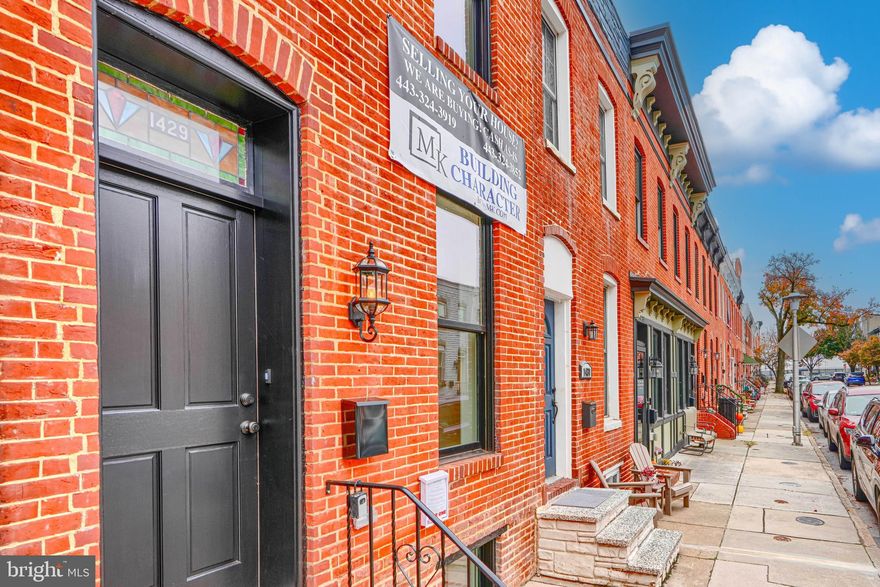 UNDER CONSTRUCTION, End-November Completion. Locust Point. Brand New CHAP Renovation by Building Character with PARKING. 2 Rooms, 2 Bathrooms and Center Hall Access to Roof-top Deck on Upper Level. 2 More Rooms and a Third Full Bathroom on the Lower Level. Main Level Half Bath. Kitchen with Island and Pantry. Insulation is Energy Efficient Spray Foam. Whole House Audio System. Custom Tile, Trim and Paint. And Don’t Forget the Amazing Building Character 2-Year Builder Service Warranty.