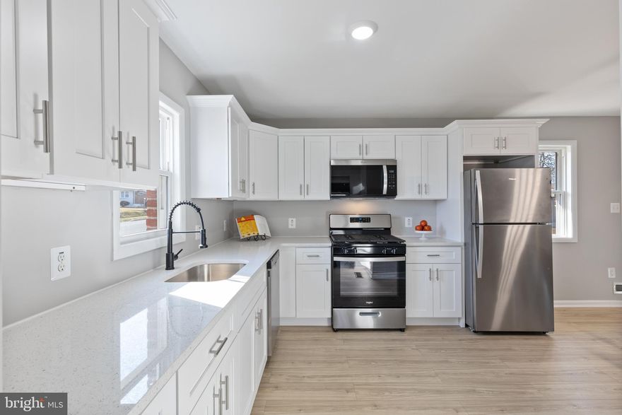 5.5% 30 year fixed rate available from a local bank - inquire to learn more! 
Welcome to 7418 Remoor Rd, a beautifully renovated 3-bedroom, 2 bathroom single-family home in Baltimore, MD. This home  seamlessly blends modern amenities with classic charm. The spacious open-concept living area boasts recent updates, including new windows, luxury vinyl plank flooring, and a gourmet kitchen with stainless steel appliances and quartz countertops—perfect for entertaining. Enjoy the convenience of a finished basement, offering additional space ideal for a home office, gym, or recreation room. Step outside to the expansive backyard, a private oasis perfect for outdoor gatherings or quiet relaxation. Nestled in a peaceful neighborhood with easy access to shopping, dining, and major highways, this home offers the ideal balance of suburban tranquility and urban convenience. Don’t miss your chance to make this stunning property your own!