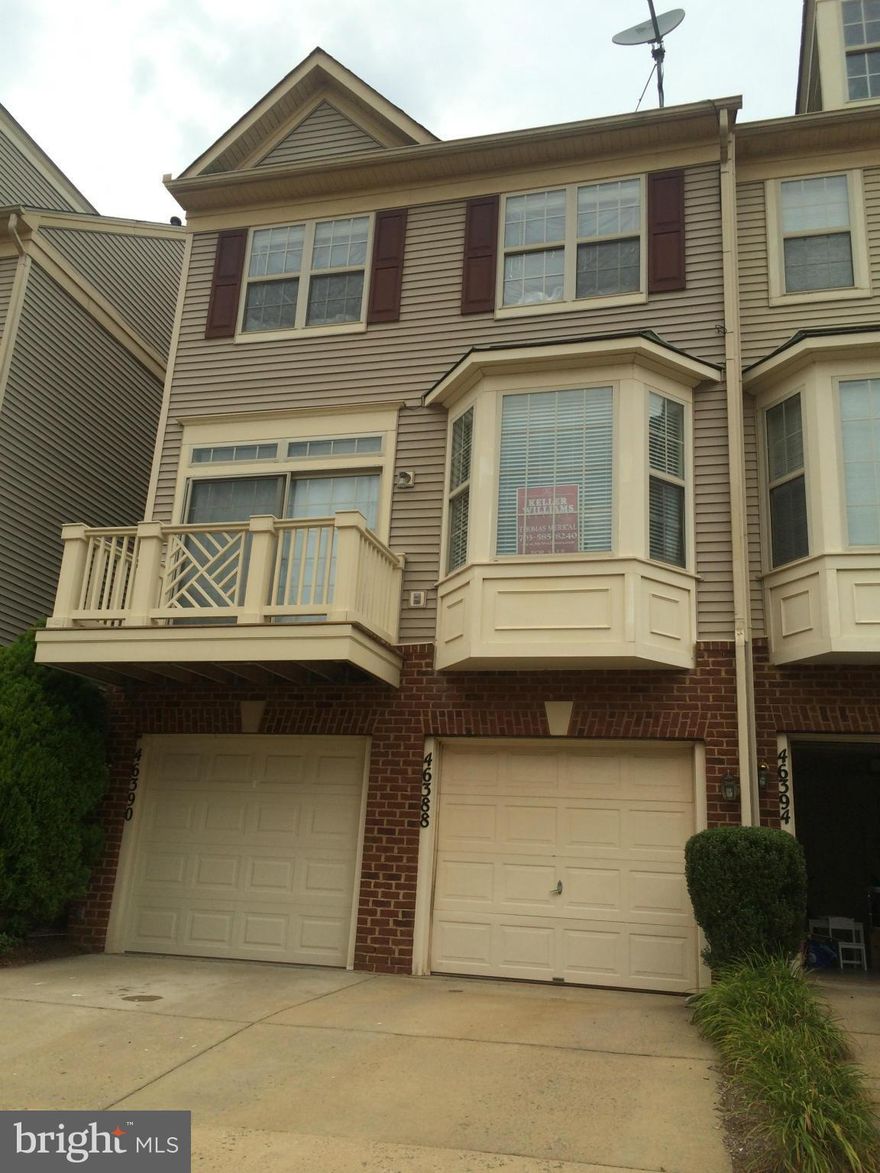 Three level condo with hardwood floors in living/dining rooms. Ceramic tile baths and kitchen floor Vaulted ceilings open the master suite w/custom tile shower.  Balcony off living room. Walk to shopping,dining, library and major commuter routes.  Stainless steel refrigerator and stove to be installed June 16th.  Please do not knock on Tenant's door.  Email or Text agent to see the property.