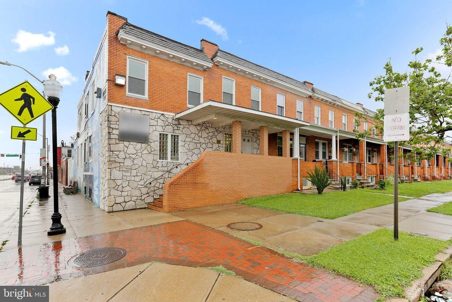 End of group, two unit rowhome located in Greektown!  This two unit rowhome was used for a medical office but boasts all the potential for a massive investment property. Main level was used for medical purposes while the upstairs was used as office space and storage. Equipped with an alarm system, double entrances, garage parking with additional pad and updated A/C and hot water heater. Come see this property today! You don't want to miss it!