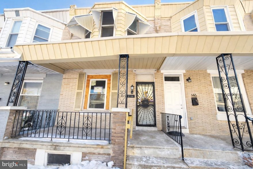 Welcome to 5144 Hoopes Street, a charming 3-bedroom, 1-bathroom brick row home offering approximately 1,180 sq. ft. of living space in the heart of West Philadelphia. Built in 1925, this classic property features a welcoming front porch—perfect for morning coffee or evening relaxation—and a traditional layout that’s ready to be reimagined with your personal style. Enjoy unbeatable convenience in this vibrant urban setting with restaurants, cafes, grocery stores, parks, and houses of worship just steps away. Families will appreciate the proximity to James Rhoads School, Parkway West High School, and Shepard Recreation Center, while entertainment and cultural hotspots like The Tower Theater and Lankenau Medical Center are only minutes away. Whether you’re a first-time buyer dreaming of creating your perfect home or an investor looking for a solid opportunity in one of Philadelphia’s fastest-growing neighborhoods, this property offers endless potential. Don’t miss your chance—schedule your showing today and discover all the possibilities! Whether you’re a first-time buyer looking to create your dream space or an investor seeking a solid opportunity in a growing neighborhood, this home offers endless potential. Don’t miss your chance—schedule your showing today! Being sold AS IS, WHERE IS, Buyer is responsible for all inspections and any city requirements to close. All information and property details set forth in this listing, including all utilities and all room dimensions which are approximate and deemed reliable but not guaranteed and should be independently verified if any person intends to engage in a transaction based upon it. Seller/current owner does not represent and/or guarantee that all property information and details have been provided in this MLS listing.