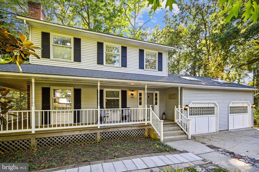 Fresh new look for this 3 BR | 2.5 BA Colonial in water-privileged Bay Highlands at a price you cannot pass up! Solidly built in 1986 with converted 25' x 25' garage to Great Room or home office | studio featuring its own outside access and skylights. Traditional layout with eat-in Kitchen, updated stainless appliances, formal Living and Dining Rooms, propane gas FPLC, all replacement Pella double hung windows with wood finished framing and trim, fresh paint, flooring and upper level carpet and 12" additional blown insulation in the attic. Architectural shingled roof and Trane HVAC with propane back up. Wrap around Trex deck and backs to nice wood setting with lots of wildlife to enjoy. Bay Highlands offers its residents community pier, boat and kayak ramps on Oyster Creek as well as playground and basketball courts. This is a special tax district and the community fee of $426.80  for 2023 that is paid in the property tax bill. One year home warranty included for the new buyer. Brand new Hillsmere Elementary School nearby! This home is not in a flood zone and does not require flood insurance (FZD Report in Disclosures). Great home and just minutes to Downtown Annapolis!