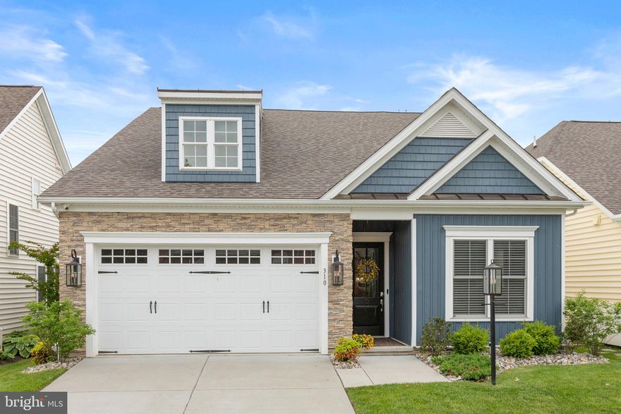 Stunning Landmark Signature Series home, just 4 years young, in the heart of Historic Havre de Grace.
This beautifully upgraded 3 bedroom, 2 bath home offers 1,842 square feet of thoughtfully designed living space, combining modern finishes with timeless charm. From the moment you step inside this zero-threshold home,  you will notice the rich hardwood flooring throughout and soaring 10 foot ceilings that create an open, airy feel.

The show stopping family room features a dramatic 14-foot barrel ceiling and a cozy gas fireplace, perfect for relaxing or entertaining. The gourmet kitchen is equally impressive, complete with a large island with seating, gas cooktop, double wall ovens, under counter microwave, quartz countertops, and a stylish butler’s pantry with barn doors.

Additional upgrades include a custom lighting package, Bali blinds, a convenient coat nook, and a built-in planning desk just off the garage, ideal for everyday organization.

All bedrooms feature spacious walk-in closets, including the primary suite, which offers a private ensuite bath with a walk-in shower, built in seat, and grab bars for added comfort and accessibility.

Enjoy outdoor living on the screened porch overlooking a fully fenced, beautifully landscaped yard. The 2-car garage includes a bonus storage loft for extra space.

Located in the heart of Historic Havre de Grace, this move-in ready home blends comfort, style, and convenience in one exceptional package.