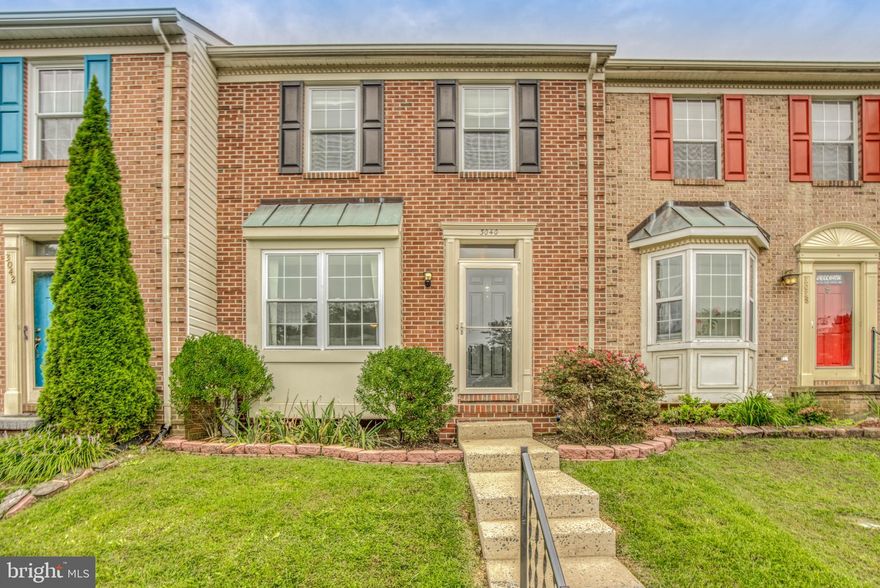 Beautiful Brick Front Townhome Move-In Condition - Many upgrades to include: Roof Replaced 2012- HVAC 2016- Deck 2012, Fence 2013- Windows, Sliders, Gutters, Downspouts, Trim Wrap all Replaced 2010- PolyButylene Pipe Replaced 2011- Carpeting Replaced on Main level Stairs, 2nd and 3rd Bedrooms 2017- Spacious and Open Floor plan- Bright Sunny Eat-In Kitchen with Corian Counters, Tile Floor and Tile Backsplash- Master Bedroom with updated master bath- Nice size 2nd and 3rd Bedrooms with Carpeting-Lower Level Large Family Room perfect for TV / Game Room or Office- Walk Out to Fully Fenced yard and Deck fantastic for Entertaining - 1800sf +/- of living space - This Home is conveniently located just mins from local shopping, restaurants, banking, libraries, and schools, both  public and private-Just mins to I95 makes for easy commuting- All Appliances included- Act Fast this one Won't last !!