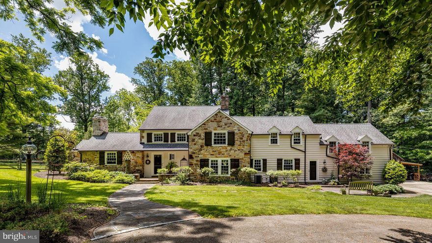 Welcome to 550 Morris Road located in Blue Bell,  Whitpain Township.

This lovely stone and clapboard home offers 5 Bedrooms, 3.5 Baths, and over 3,580 on 1.75 acres with a pool and jacuzzi, pool house, two connecting flagstone patios off the back of the house, a "she shed" and beautiful new garage covered with reclaimed antique barn wood with heated floor.  

Built in 1945 as a wedding gift to the previous owners, this house has been lovingly maintained and updated by the current owners who purchased the property in 1993. Features include: a Rene Hoffman designed kitchen and addition with Blue Bell Kitchen cabinets, all new Marvin windows on first  floor, Owen Corning 30 year shingles on entire roof and new gutters and gutter guards (2021), central AC, upgraded electrical service, 1st floor bathroom redo, house painted (2020), rebuilt chimney (2020). 

550 Morris Road backs up to 57 acres of the Armentrout Preserve's natural, unpaved trails shared by walkers and equestrians and is in the Wissahickon School District. Move right on in to this wonderful house nestled into acres and acres of preserved land with easy access to Ambler, Plymouth Meeting, the PA turnpike, the Blue Route , Chestnut Hill and More!