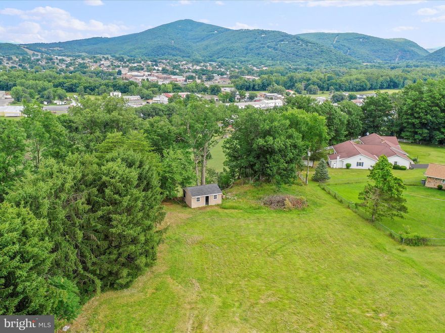 1.36 acre lot in The Point subdivision on the edge of Petersburg.  This property is ready to be built on, has paved road frontage, is mainly cleared and mowed. PUBLIC WATER & PUBLIC SEWER AVAILABLE. Enjoy mountain views and a stunning view of town from the back of the lot, yet in a quiet neighborhood. Tree lined on one side, shed on property conveys as-is. Hospital is under 10 minutes away, close to Smoke Hole, Seneca Rocks, Spruce Knob, fishing, hiking and much more!
