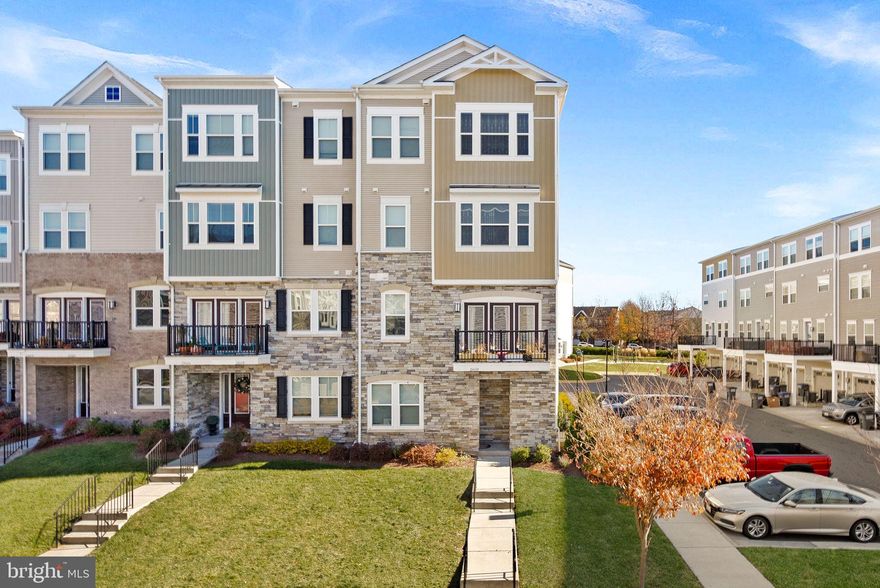 Step into this beautifully updated, townhome-style condo located in the amenity-rich Stone Ridge community. The entry level welcomes you with a versatile flex space—perfect for an office, gym, or playroom—along with abundant storage, a mudroom area, and access to the 1-car garage and driveway.
Upstairs, the main living level features an open floor plan ideal for gatherings. Enjoy a bright, modern kitchen with stylish brass hardware, a spacious walk-in pantry, and a convenient half bath. Just off the living area, a private deck offers the perfect spot for entertaining.
The third level is dedicated to the primary suite, complete with a large walk-in closet and a spa-like bathroom featuring a double vanity, large soaking tub, and walk-in shower. The laundry is also located on this floor for added convenience.
The top level offers two additional sizable bedrooms, another full bathroom, and even more storage—providing flexibility for guests, family, or work-from-home needs.
Recent upgrades include brand-new luxury vinyl flooring and carpet throughout (2025), fresh interior paint (2025), and a new washer and dryer (2024), making this home truly move-in ready.