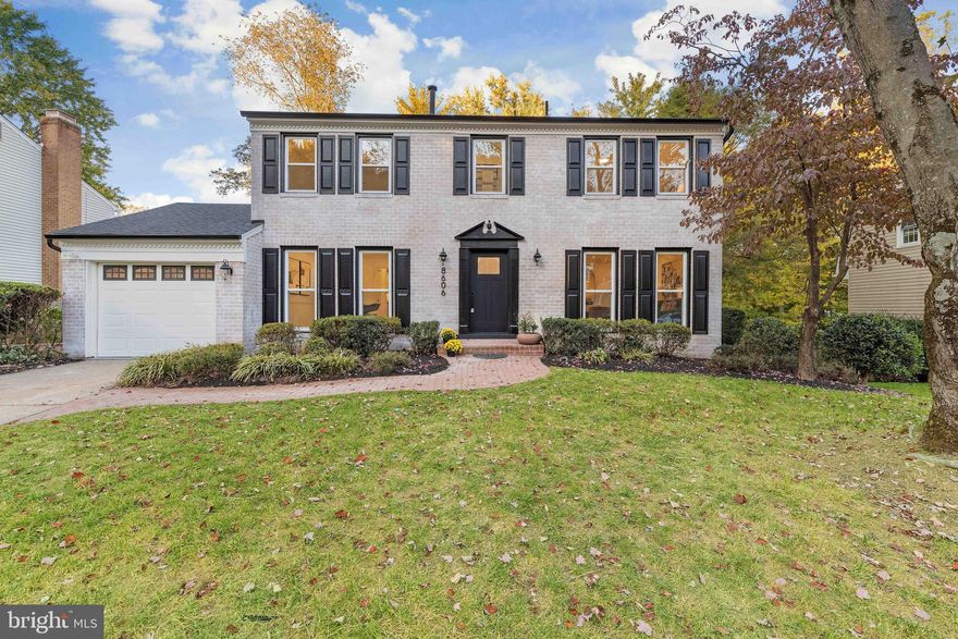 Welcome to 8606 Powder Horn Rd., a beautifully transformed, modern home in West Springfield's coveted Keene Mill Station neighborhood. Every inch of this home has been thoughtfully redesigned, blending high-end finishes and contemporary flair to create a living space that exudes both style and comfort.

As you enter, a dramatic curved staircase makes a statement in the bright, open foyer, setting the tone for the sleek design found throughout. The main level flows effortlessly, with an emphasis on clean lines and spaciousness. The formal living room, dining room, and family room are awash in natural light, enhanced by gleaming hardwood floors and oversized windows.

The heart of the home is the open-concept kitchen, complete with antique white cabinets, polished granite countertops, that extend into the butlers pantry, stainless steel appliances, and a large pantry. The eat-in space transitions seamlessly to the family room, where a sleek mantle and wood-burning fireplace provide a perfect focal point for cozy gatherings.

The outdoor space is just as impressive, with a fenced backyard that’s ideal for entertaining. The two-tiered Trex deck offers ample space for outdoor dining, lounging, and socializing, while the low-maintenance design is perfect for modern living.

Upstairs, the primary suite is a true sanctuary, boasting a luxurious walk-in closet and a spa-inspired en suite bath. Featuring an oversized shower, modern fixtures, and sleek tiling, this space invites relaxation. Three additional bedrooms and a fully updated guest bathroom are also located on this level, along with the added convenience of an upper-level laundry room.
The walk-out basement continues the modern aesthetic, with new luxury vinyl plank flooring throughout. This versatile space includes a recreation room with a chic wet bar, a full bathroom, and a flexible den/office space—perfect for working from home or accommodating guests.

The home’s white-washed brick facade is a striking contrast to the modern black windows, and trims, enhancing its contemporary curb appeal. Recent upgrades include a newer roof, new windows and doors, new HVAC system, and new water heater, ensuring this home is as functional as it is stylish.
Situated in a commuter-friendly area, this home offers easy access to Park-n-Ride, express bus services to the Pentagon, and is just minutes from the Franconia-Springfield Metro, VRE, and major highways like I-95, I-395, I-495, and Fairfax County Parkway.
You’re also within walking distance of Hunt Valley Elementary and just a short bus ride to Irving Middle and West Springfield High School. Enjoy the convenience of nearby shopping at Trader Joe’s, Lidl, Whole Foods, and Safeway, plus recreational options like Burke Lake Park, Lake Accotink, and South-Run Rec Center. Pool memberships at Hunt Valley Pool, Orange Hunt, or Rolling Valley are also available, with no HOA.

This is your opportunity to own a modern masterpiece in one of Springfield's most desirable neighborhoods. Schedule a private tour today!

Co-listing agent has a financial interest.