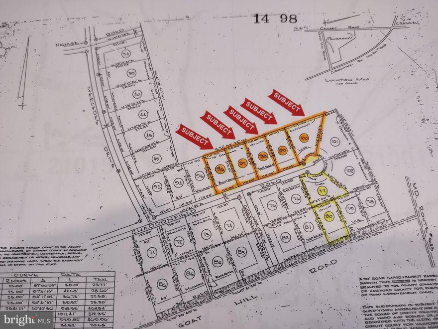 LANDLOCKED - 5 unimproved lots in Pembrook, totaling 2.96 acres, offered as entirety. Subject to subdivision restrictions.  There is currently no public access to these lots.  Chaddonfield is a "paper street" for an undeveloped subdivision project.  The potential exists for perhaps two (2) home sites served by on-site wells and septic systems, after access to an existing public road is acquired.  An interesting project to consider.  Seller will consider owner-financing to a qualified buyer for not more than five (5) years.  See the MLS documents for additional information, maps and plat.