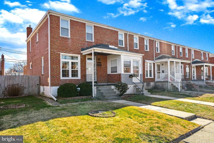 Welcome home! This beautiful brick end-of-row townhouse located in North Point village is waiting for you! This home features open-concept design, exquisite interiors & sunny, spacious rooms. The bright and airy living room opens to the dining area - perfect for entertaining! Enjoy cooking in your kitchen with modern appliances, custom tile backsplash, and tons of prep and storage space. Rest and retreat in the primary bedroom featuring a generous amount of closet space and large windows. There are additional spacious rooms on the top level to accommodate all of your family and guests. A chic full bathroom featuring a jacuzzi tub and glass privacy window complete the top level. The fully finished lower level creates additional recreation space and extra storage, along with a half bath. Take a step onto your covered patio from the kitchen. The partial fenced backyard space gives you a great venue for hosting BBQs and other summer fun plus a shed for extra storage. A private parking pad in the rear offers space for two cars. Conveniently located next to 95 and 695, plus shopping, restaurants, schools, and entertainment just minutes away. What more could you ask for! Schedule your showing today! Major updates include: New Trane Heating and Air Conditioning.  Purchased 7/27/2020. New Roof.  Landmark Pro.  50 year, transferable warranty.  Purchased 9/15/2017.