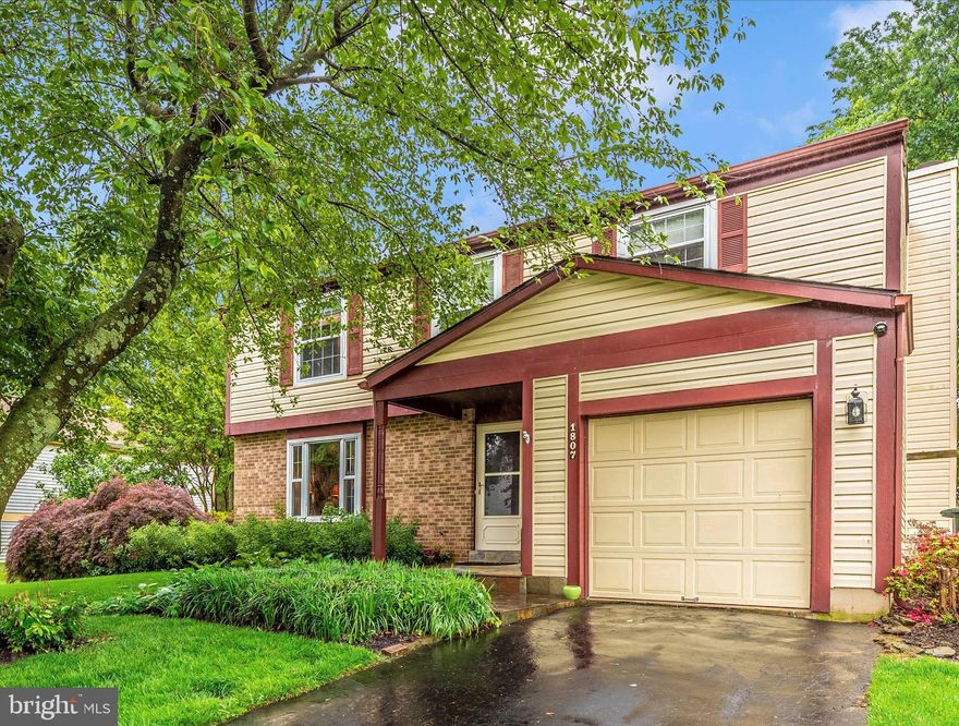 Welcome home. This beautiful colonial in Amber Meadows has been lovingly maintained by the same owners for 40 years. Easy access to Ft Detrick. No HOA! Beautifully landscaped, fenced yard boasts a huge screened-in outdoor living space buffered by mature pines and backs to Amber Meadows Park. One car attached garage. Entry into the home reveals hardwood floors and crown molding throughout. Remodeled kitchen with hickory cabinets, custom tile backsplash, granite countertops, newer stainless steel appliances, and pantry. Kitchen island contains ample cabinet space and has the capability to be mobile.  Open concept kitchen and family room includes a gas fireplace and access to the screened porch. Traditional living room and dining room provides separated living area on the first floor. Second level boasts hardwood floors with a large primary bedroom, walk-in closet, dressing area, and remodeled primary bath. Three additional bedrooms on the second level and an additional full bathroom. All closets are Space Crafters. Unfinished basement provides lots of additional space. 4 year old HVAC and 10 year old roof.