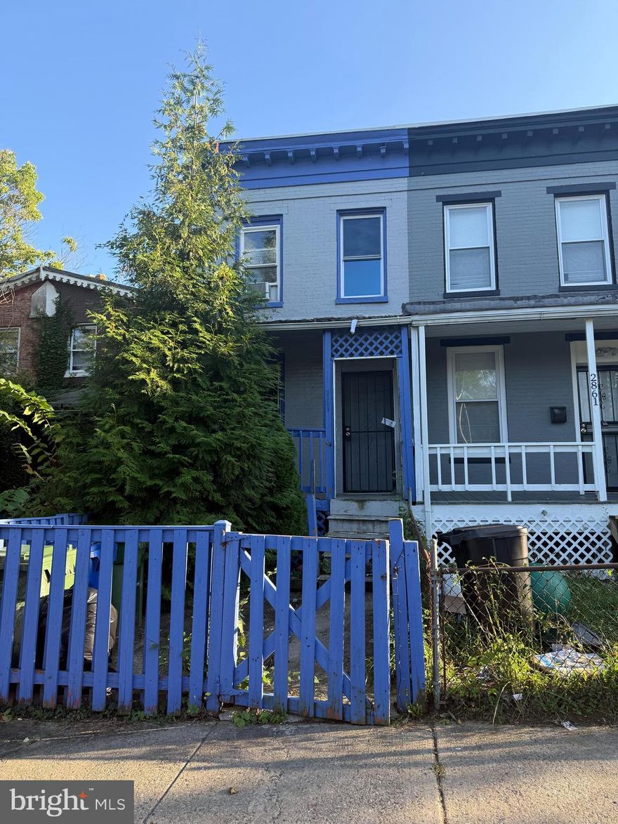 This well-located 2-bedroom, 1-bath home in Baltimore City is a great investment opportunity, ideal for those looking to start or grow their portfolio. The property is offering immediate cash flow with potential for rental income increases, ranging between $1,200 to $1,300 per month. While the home does need some minor repairs, it presents a fantastic chance to add a low-maintenance, income-generating asset with significant upside potential. This is the perfect opportunity for first-time investors or anyone looking to expand their portfolio. Property is being sold AS-IS. Don’t miss out—schedule your tour today!
