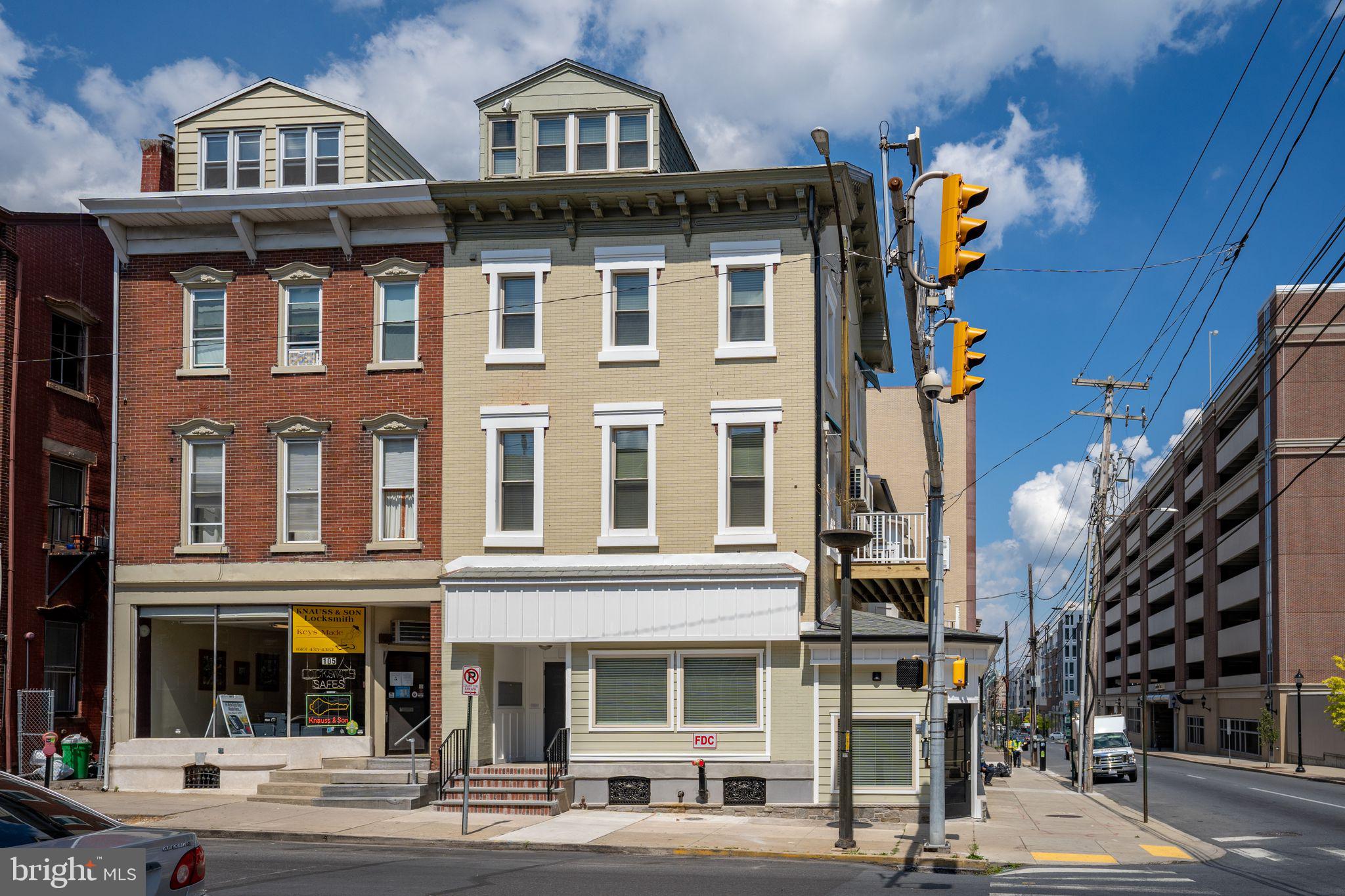 INTRODUCING 101 N 8TH ST, ALLENTOWN OFFERED AT $1,400,000 This is a great property to add to your investment portfolio! Offering 7 residential units and 4 commercial units Fantastic location: Across from Arts Walk, ADP, LVHN-One Center City and just 1 block from the PPL Center Meticulous Renovations! Each residential unit features vinyl flooring, split unit heating and a/c, 39" wall cabinets, quartz counters and stainless steel appliances. Property is presently being leased with a projected Cap Rate of 10%