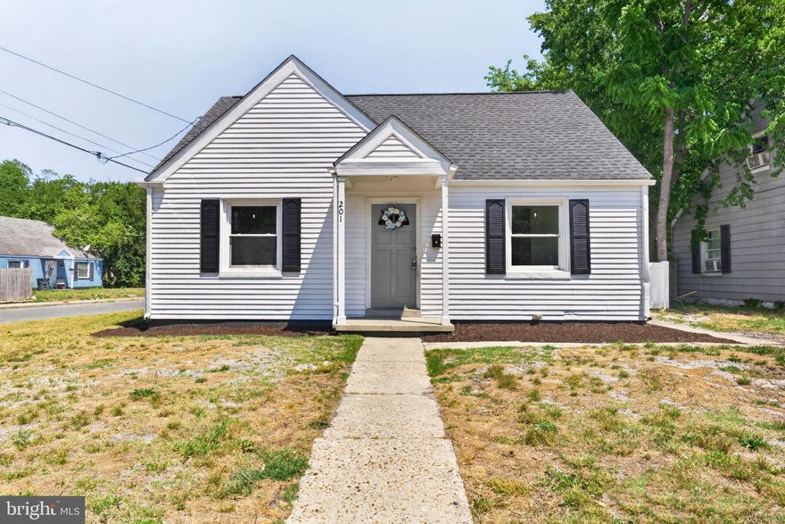 Turn-key 4BR/1BA half-mile to Salisbury University. Updated +  upgraded inside and out - brand new flooring -LVP in living room, kitchen, and bath, new carpet in bedrooms, freshly painted interior, new stainless steel appliances, new kitchen backsplash [2026],  gutters, HVAC, furnace, central air, washer/dryer hook-ups in custom laundry closet [2023], updated kitchen cabinets and granite counters, remodeled bathroom [2022], architectural-shingled roof. Two 1st floor bedrooms and full bath with tile-surround tub/shower combo.  Roomy corner lot features a fully-enclosed, vinyl-fenced rear yard, with the option to easily convert to a driveway with a pre-installed curb cut. Bright and cheery home designed to utilize every square foot, and live larger than it appears from outside. Great central location. Close to shopping, dining, and events at SU and Downtown Salisbury, but on a small, residential street with no HOA. Enjoy an afternoon picnic in the nearby Salisbury City Park or wander through the beloved Salisbury Zoo - less than 2mi from your new home. About 5mi to the Salisbury Regional Airport, 30mi to Ocean City. Sizes, taxes, distances approximate.