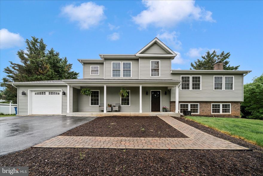 Renovated in 2016 (home along with systems), this charming Colonial/Split blends modern updates with a wonderfully livable layout and freshly painted interior. The main level’s open concept design with gorgeous durable laminated flooring brings everyone together—an expansive living/family room flows into the crisp white kitchen with center island and stainless appliances, then into a bright extra roomy dining area with vaulted, wainscoted ceilings and exit to the backyard oasis. An oversized laundry/mudroom keeps life organized and provides easy access to the one-car garage with pull-down storage.
Upstairs, the first level hosts a convenient guest half bath and a relaxing primary suite with a sitting area, walk in closet, and spa like bath. The next level offers three well appointed bedrooms, including a Jack and Jill layout that provides both style and privacy, plus an additional full bath—no morning traffic jams here.
The lower level provides incredible versatility, perfect for a game room, fitness space, or second family room, and includes a cozy wood stove. This level also features a utility/storage room and a separate room with a rough in for a half bath (or a perfect walk-in storage closet), along with walk out access to the backyard.
Step outside and enjoy your own private getaway: a sparkling in ground pool surrounded by paver patio, a tiki bar with water and electric, a pool shed, storage shed, and beautiful landscaping. It’s the perfect place to relax, entertain, and make memories.
All of this in a fantastic location—no HOA, Clear Spring Elementary is right in your backyard, and the heart of Damascus is just minutes away for groceries, dining, and, of course, a Jimmie Cone ice cream!
